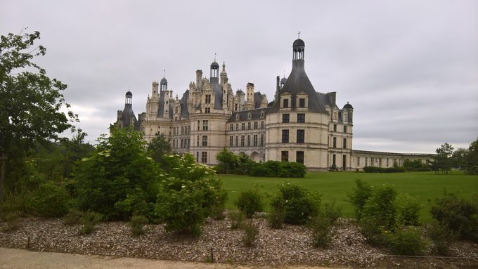 Les 5e à Chambord