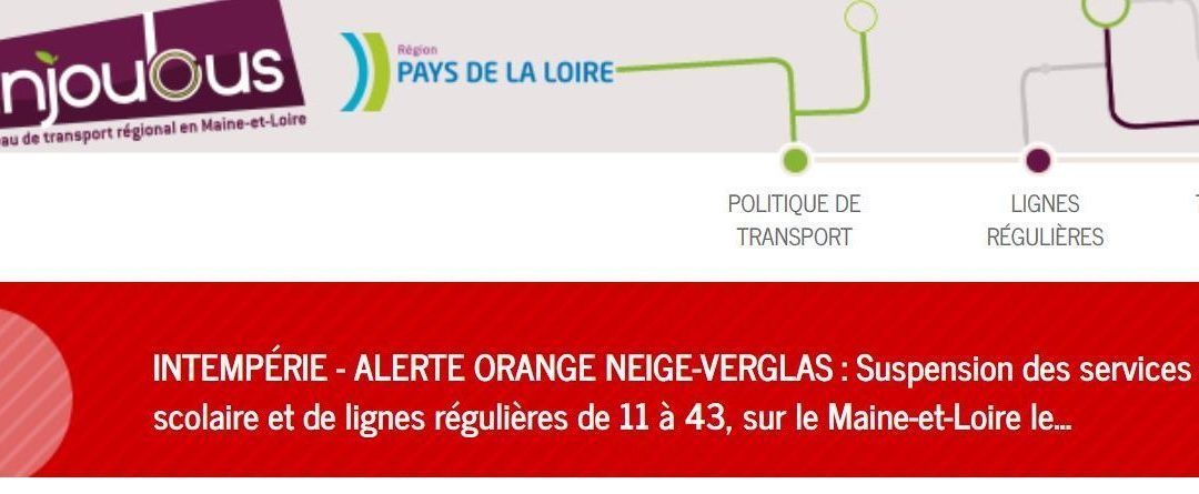 TRANSPORT SCOLAIRE DU 06 FEVRIER ANNULE