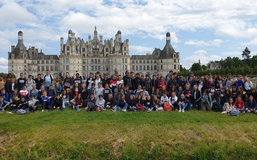 Les 5e à Chambord