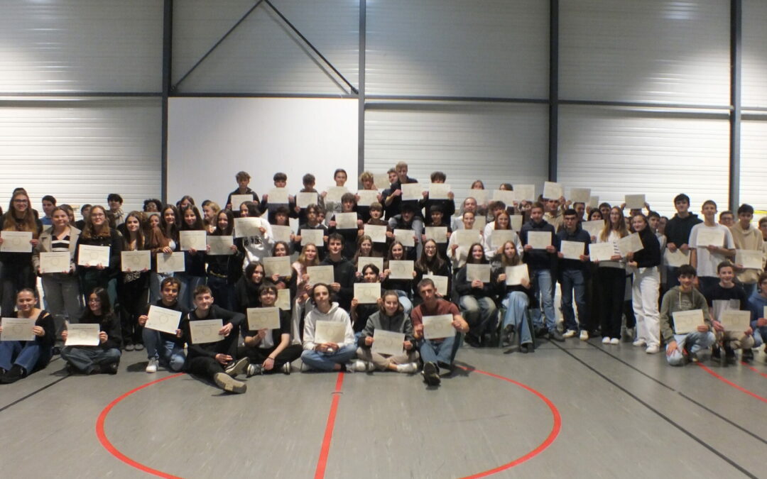 Remise des diplômes du DNB 2024